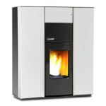 Termostufa Idro Power Slim Carinci - colore bianco - Riscaldamento super compatto e acqua sanitaria
