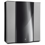Termostufa Idro Power Slim Cristal Classic Carinci - colore grigio - Riscaldamento super compatto e acqua sanitaria