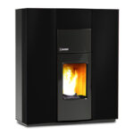 Termostufa Idro Power Slim Carinci - colore nero - Riscaldamento super compatto e acqua sanitaria