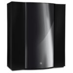 Termostufa Idro Power Slim Cristal Classic Carinci - colore nero - Riscaldamento super compatto e acqua sanitaria
