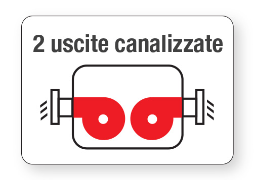Carinci Group S.p.A. - icona descrittiva 2 uscite canalizzate