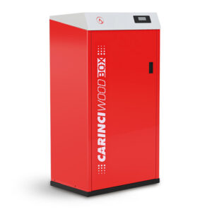 Termostufa a Legna Wood 200 Basic Box - rendimento oltre 90% con accensione dall'alto, acqua calda sanitaria