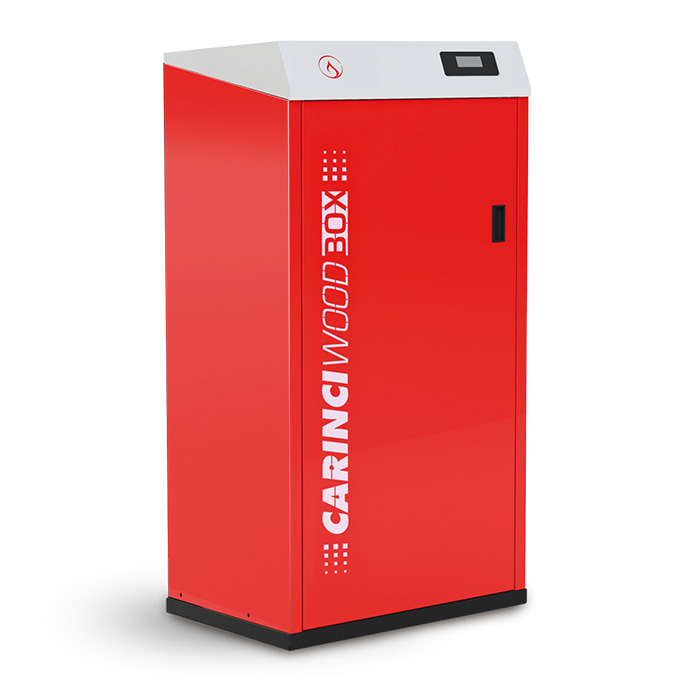 Termostufa a Legna Wood 200 Basic Box - rendimento oltre 90% con accensione dall'alto, acqua calda sanitaria