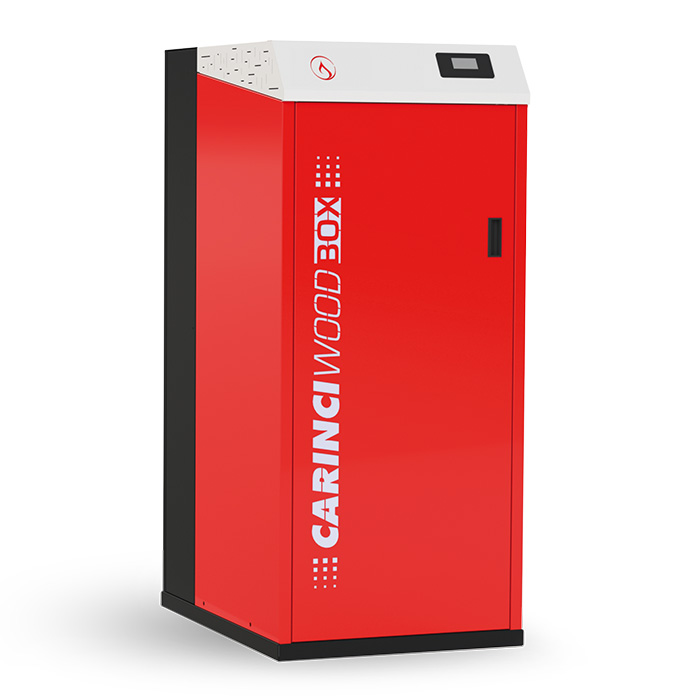 Termostufa a Legna Wood 200 Box - Doppio circuito idraulico, basse emissioni CO2, acqua calda sanitaria