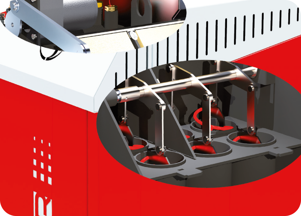 Caldaia Eco Power Self Cleaning Carinci - dettaglio scambiatore di calore