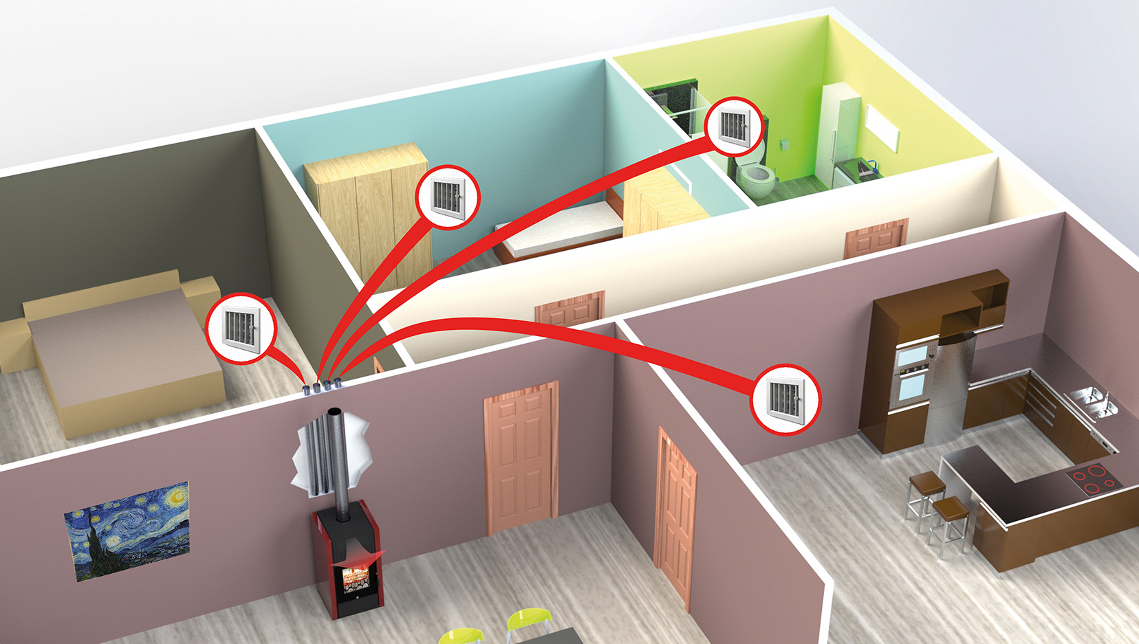 Carinci Group S.p.A. - Schema canalizzazione air Wood vc