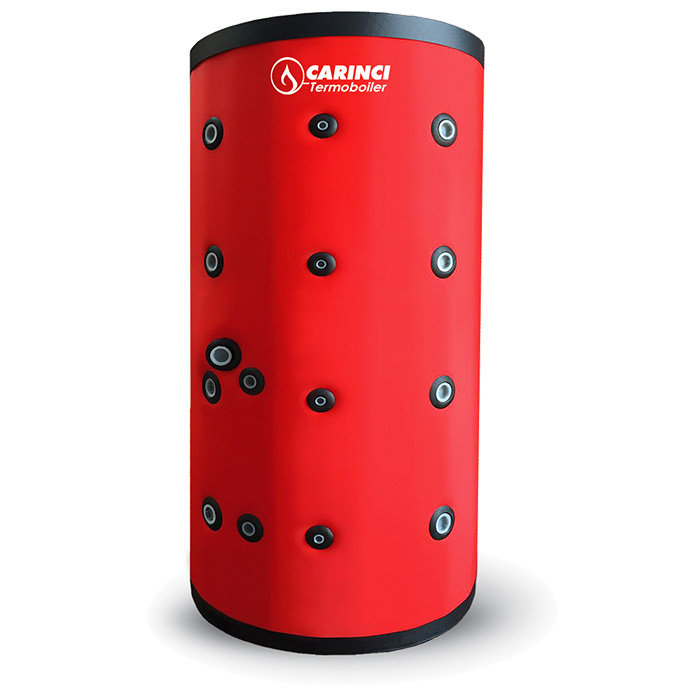 Accumulatore Termoboiler Carinci - Sistema di accumulo termico a stratificazione per riscaldamento e A.C.S.