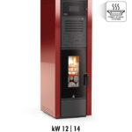 Stufa Air Wood N Carinci con Forno 12 kw 14 kw- Riscaldamento a legna con forno integrato