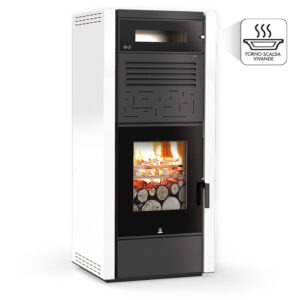 Stufa Air Wood V Con Forno Carinci - Riscaldamento a legna ad aria calda ventilata