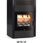 Stufa Air Wood V 20kw 22kw Carinci - Riscaldamento a legna ad aria calda ventilata