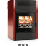 Stufa Air Wood VBL Carinci kw 20 kw 22 - Riscaldamento a legna con ventilazione laterale