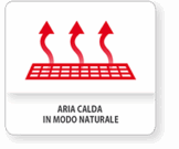Carinci Group S.p.A. - icona descrittiva aria calda naturale