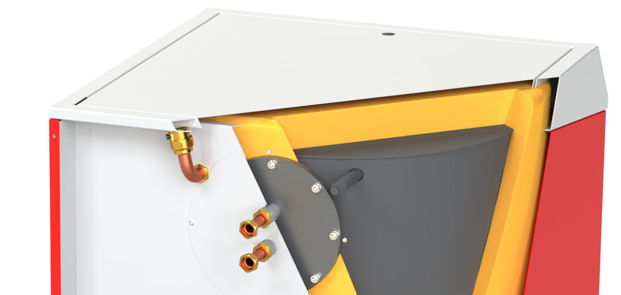Accumulatore Energy Box Plus - dettaglio coibentazione