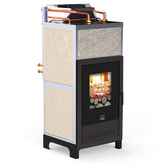 Inserto termostufa a legna Wood 200 Basic Carinci - Soluzione compatta ad alta efficienza