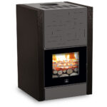 Termocamino a legna Evolution 4.0 Premium Carinci - colore Rame Nero - con accensione dall'alto