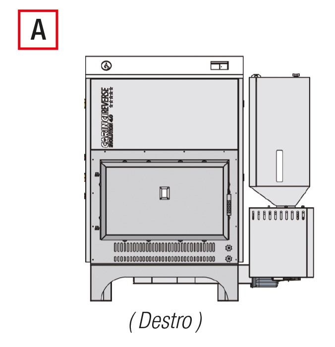 Termocamino Evolution 4.0 Reverse Automatic - Kit Automatic