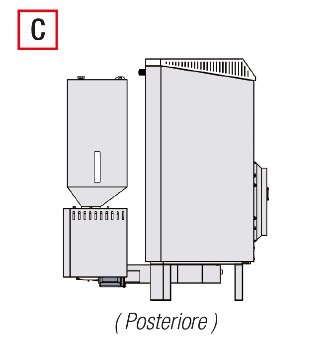 Termocamino Evolution 4.0 Reverse Automatic - Kit Automatic