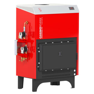 Termocamino a Legna Reverse System con sistema brevettato e produzione di acqua calda sanitaria
