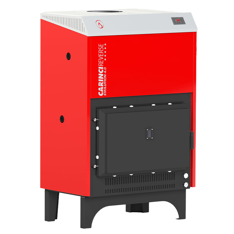 Termocamino Evolution 4.0 Reverse con camera di combustione innovativa