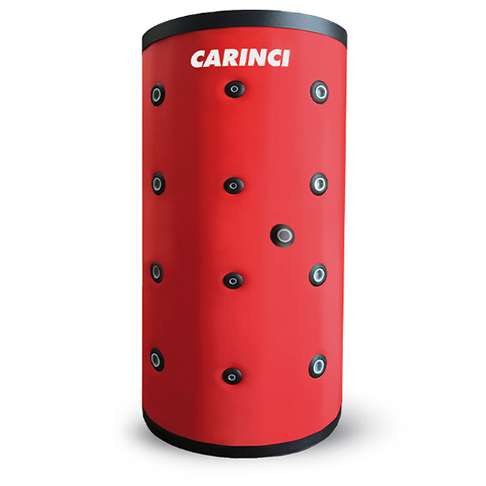 Accumulatore Ecoboiler Carinci - Sistema di accumulo termico a stratificazione per riscaldamento e A.C.S.