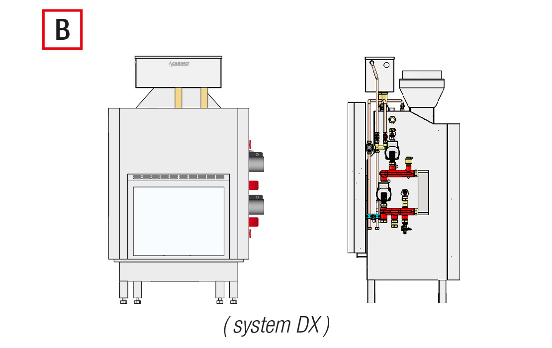 Termocamino Innovativo 2.0 System - Kit System